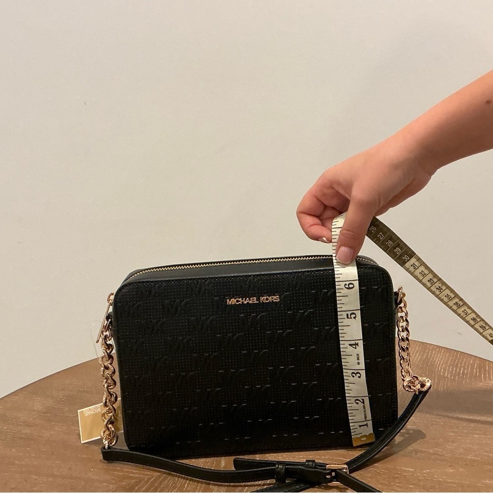 Michael Kors| Jet Set Large Saffiano Leather Crossbody Bag - Picture 9 of 9